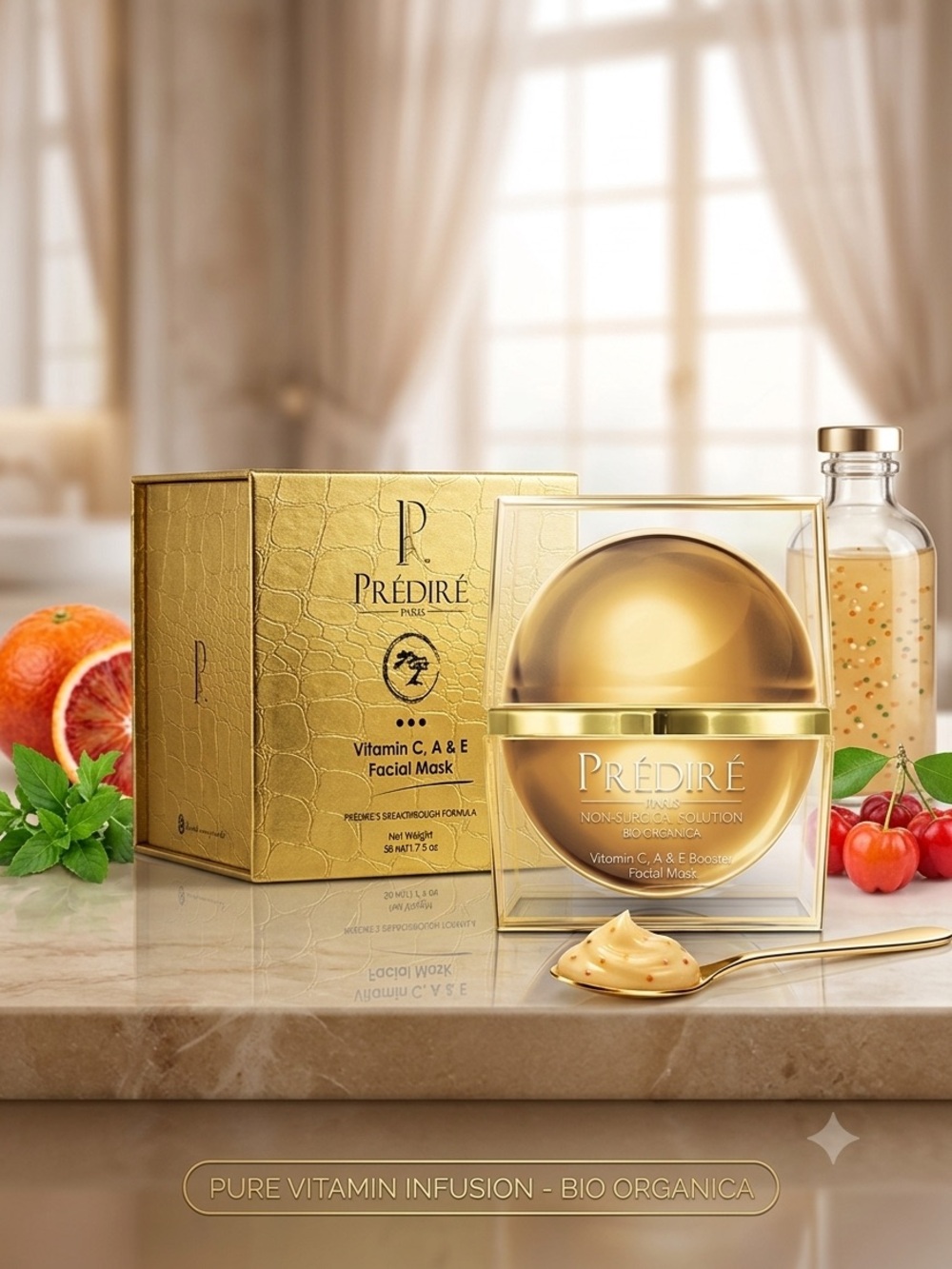 Predire Multi- Vitamin C, A & E Booster Facial Mask — Retail $900